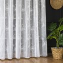 Firanka haftowana ze wzorem po całości z ołowianką, wys. 300cm, kolor biały FHM309/OLO/001/000300/1