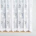 Firanka żakardowa ze wzorem po całości, wys. 160cm, kolor biały 049885/000/001/000160/1