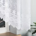 JOWITA Firanka żakardowa gotowa ze wzorem pasowym, 150x300 cm, kolor biały 018960/FBL/001/300150/1