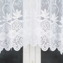 JOWITA Firanka żakardowa gotowa ze wzorem pasowym, 150x300 cm, kolor biały 018960/FBL/001/300150/1