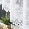 JOWITA Firanka żakardowa gotowa ze wzorem pasowym, 150x300 cm, kolor biały 018960/FBL/001/300150/1