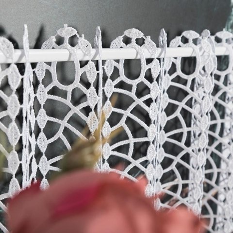Zazdrostka gipiurowa ze wzorem po całości, wys. 60cm, kolor biały 002205/447/001/000060/1