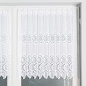 Zazdrostka żakardowa panelowa, wys. 80cm, kolor biały 018535/000/001/000080/1