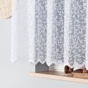 Firanka żakardowa ze wzorem po całości, wys. 150cm, kolor biały 023058/000/001/000150/1