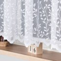 Firanka żakardowa ze wzorem po całości, wys. 150cm, kolor biały 023058/000/001/000150/1