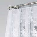 Firanka żakardowa ze wzorem po całości, wys. 180cm, kolor biały 049885/000/001/000180/1