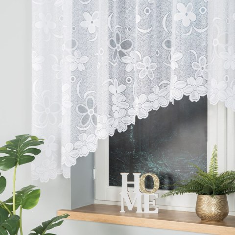 RENATA Firanka żakardowa gotowa, 150x300 cm, kolor biały 049885/FBL/001/300150/1