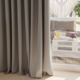 SUPER BLACKOUT Tkanina dekoracyjna 100% blackout, wys. 300cm, kolor 004 ciepły szary TD0022/TDP/004/000300/1
