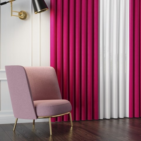 VELVET Tkanina dekoracyjna, wys. 300cm, kolor 040 malinowy VELVET/TZP/040/000300/1