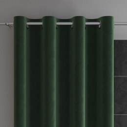 VELVI Zasłona gotowa na przelotkach, 260x140cm, kolor 010 ciemny zielony; butelkowy VELVI0/ZGP/010/140260/1
