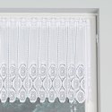 Zazdrostka żakardowa panelowa, wys. 60cm, kolor biały 018535/000/001/000060/1