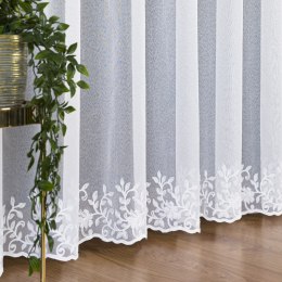 Firanka haftowana, wys. 300cm, kolor 001 biały FHM308/433/001/000300/1