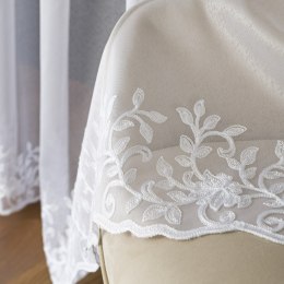 Firanka haftowana, wys. 300cm, kolor 001 biały FHM308/433/001/000300/1