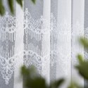 Firanka haftowana, wys. 300cm, kolor biały FHM312/433/001/000300/1