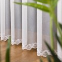 Firanka haftowana ze wzorem na samym dole, wys. 300cm, kolor 001 biały 122845/768/001/000300/1