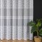 Firanka haftowana ze wzorem pasowym, wys. 320cm, kolor 001 biały FH0051/768/001/000320/1