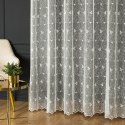 Firanka haftowana ze wzorem po całości, wys. 300cm, kolor 010 offwhite 013545/885/010/000300/1