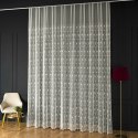 Firanka haftowana ze wzorem po całości, wys. 300cm, kolor 010 offwhite 013545/885/010/000300/1