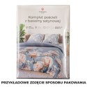 SOLARA Komplet pościeli z bawełny satynowej 220x200cm 100132/SAT/001/220200/1