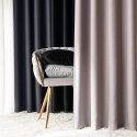 DONA Zasłona gotowa typu blackout na przelotkach, 230x140 cm, kolor 206 szary TD0015/ZGP/206/140230/1