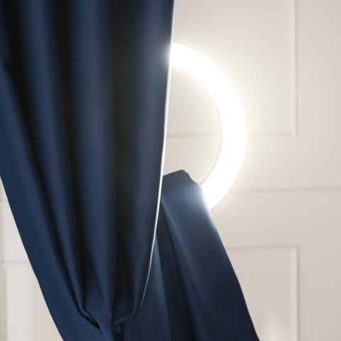 DONA Zasłona gotowa typu blackout na przelotkach, 230x140 cm, kolor 229 granatowy TD0015/ZGP/229/140230/1