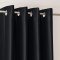 DONA Zasłona gotowa typu blackout na przelotkach, 230x140 cm, kolor 846 czarny TD0015/ZGP/846/140230/1