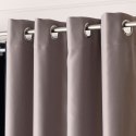 DONA Zasłona gotowa typu blackout na przelotkach, 240x140 cm, kolor 206 szary TD0015/ZGP/206/140240/1