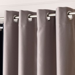 DONA Zasłona gotowa typu blackout na przelotkach, 240x140 cm, kolor 206 szary TD0015/ZGP/206/140240/1