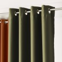 DONA Zasłona gotowa typu blackout na przelotkach, 230x140 cm, kolor 622 zielonoszary TD0015/ZGP/622/140230