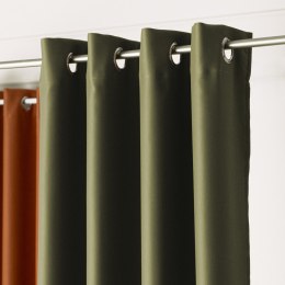 DONA Zasłona gotowa typu blackout na przelotkach, 240x140 cm, kolor 622 zielonoszary TD0015/ZGP/622/140240
